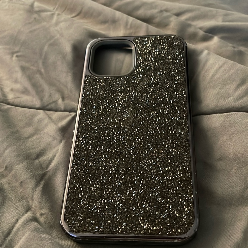 iPhone 12 Pro Max Case silver dark gray